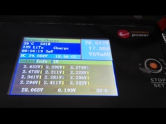 12S LTO バッテリーはC4012Bバランスチャージャーで20Aで充電されています