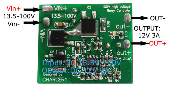 自動車 リト バッテリー バック ブースト 変換器 100V 12V 4A