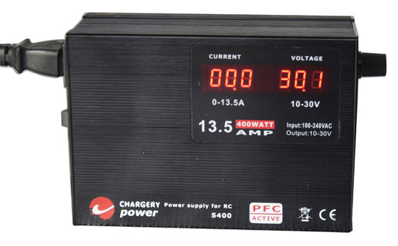 プログラムされたヘリコプター RC 充電器 SMPS バッテリー充電器 13A 30V 400W