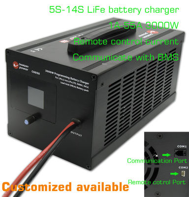 14S LFP リチウム Lifepo4 ACからDC バッテリー充電器 エネルギー貯蔵システム 51.1V 3000W