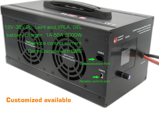 44.1V 3000W ACからDC電池充電器 リチウムセル充電器 12V 24V 36V PB VRLA